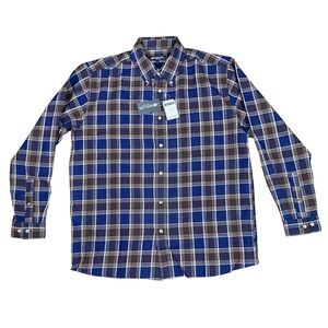 Hang Ten Button Down Flannel Shirt Plaid